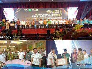 Bupati Rohil Hadiri Peringatan Hari Keterbukaan Informasi Nasional Di Kabupaten Kampar